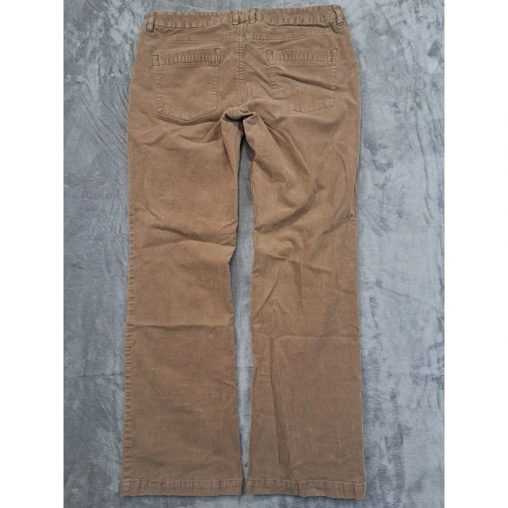 J Crew Womens‎ 33R 35x 31.5 Corduroy Tan Brown Casual Office Bootcut Pants
